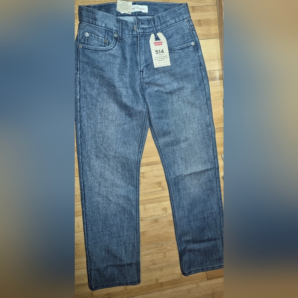 NWT's Levi's Boys Classic Blue Slim Leg 514 Jeans Size 24X26 - Picture 2 of 4